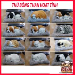 Thú Bông Khử Mùi Than Hoạt Tính Chó Mèo Sói Gấu Size Lớn - Phụ Kiện Trang Trí Ô Tô Dễ Thương và Hữu Ích