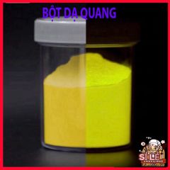 Bột Dạ Quang 40g Màu Vàng Kim - Hiệu Ứng Ánh Sáng Lung Linh Từ Trường Thịnh Sài Gòn - Sáng Tạo Nghệ Thuật ấn Tượng
