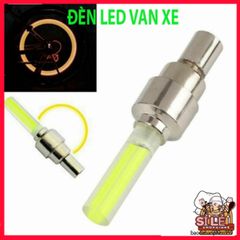 Đèn LED Nắp Van Lốp Xe Đạp - Trang Trí Bánh Lốp Xe Máy, Ô Tô - Đèn Phát Sáng An Toàn Ban Đêm, Bộ 1 Cái [Herpevn]