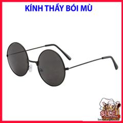 Kính Mắt Thầy Tướng Nobita Tròn - Gọng Đen Vàng Bạc, Kính Thời Trang Nổi Bật Cho Nam Nữ, Phụ Kiện Sành Điệu