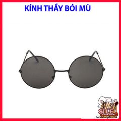 Kính Mắt Thầy Tướng Nobita Tròn - Gọng Đen Vàng Bạc, Kính Thời Trang Nổi Bật Cho Nam Nữ, Phụ Kiện Sành Điệu