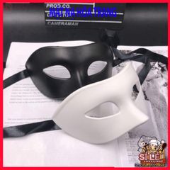 Mặt Nạ Halloween Nửa Mặt Độc Đáo - Phụ Kiện Hóa Trang Cho Tiệc, Cosplay - Sáng Tạo Thú Vị Cho Dịp Lễ Hội