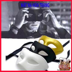 Mặt Nạ Halloween Nửa Mặt Độc Đáo - Phụ Kiện Hóa Trang Cho Tiệc, Cosplay - Sáng Tạo Thú Vị Cho Dịp Lễ Hội
