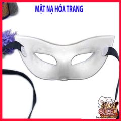 Mặt Nạ Halloween Nửa Mặt Độc Đáo - Phụ Kiện Hóa Trang Cho Tiệc, Cosplay - Sáng Tạo Thú Vị Cho Dịp Lễ Hội