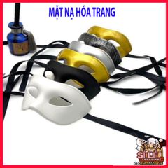 Mặt Nạ Halloween Nửa Mặt Độc Đáo - Phụ Kiện Hóa Trang Cho Tiệc, Cosplay - Sáng Tạo Thú Vị Cho Dịp Lễ Hội