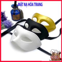 Mặt Nạ Halloween Nửa Mặt Độc Đáo - Phụ Kiện Hóa Trang Cho Tiệc, Cosplay - Sáng Tạo Thú Vị Cho Dịp Lễ Hội