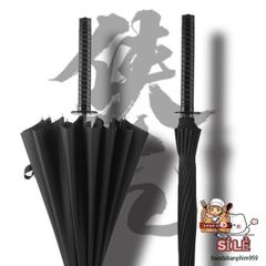 Ô Dù Che Mưa Katana Hình Kiếm Nhật Bản - Chắc Chắn, Thời Trang, Đen Mờ, Phù Hợp Mọi Phong Cách - Hãng Sanami