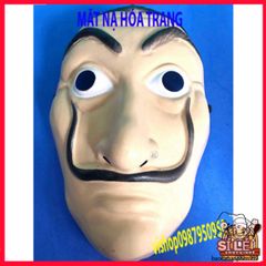 Mặt Nạ Halloween Queen Salvador Dali - Phụ Kiện Hóa Trang Money Heist Độc Đáo, Thân Thiện Môi Trường Cho Tất Cả Các Dịp
