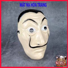 Mặt Nạ Halloween Queen Salvador Dali - Phụ Kiện Hóa Trang Money Heist Độc Đáo, Thân Thiện Môi Trường Cho Tất Cả Các Dịp