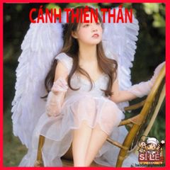 Cánh Thiên Thần Cosplay Người Lớn - Phụ Kiện Halloween Đẹp Mắt, Chụp Ảnh và Biểu Diễn Ấn Tượng, Phong Cách Năng Động và Trẻ Trung