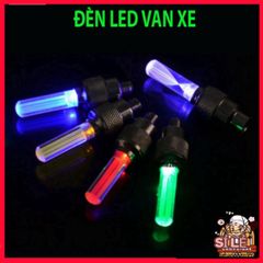 Bộ 2 Đèn LED Chóa Nắp Van Bánh Xe Đạp & Mô Tô - Đèn Phát Sáng Tự Động An Toàn Ban Đêm, Dễ Dàng Lắp Đặt