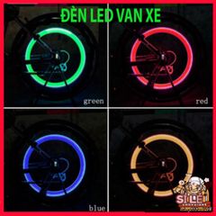 Bộ 2 Đèn LED Chóa Nắp Van Bánh Xe Đạp & Mô Tô - Đèn Phát Sáng Tự Động An Toàn Ban Đêm, Dễ Dàng Lắp Đặt