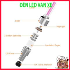 Đèn LED Gắn Bánh Xe Đạp - Phụ Kiện An Toàn Đêm, Tự Động Sáng Khi Di Chuyển, Nhiều Màu Sắc Thú Vị Cho Xe Đạp, Xe Máy, Ô Tô