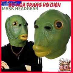 Mũ Đội Đầu Cá Xanh Benbo Pa - Mặt Nạ Nhập Vai Quái Thú Cho Trẻ Em và Người Lớn - Thú Vị Cho Lễ Hội, Tiệc Hóa Trang, Và Halloween