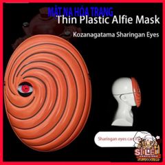 Khẩu Trang Phát Sáng Naruto Sharingan - Cosplay Tobi Uchiha Obito, Quà Tặng Anime Thú Vị cho Fan Naruto