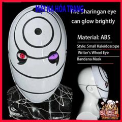Khẩu Trang Phát Sáng Naruto Sharingan - Cosplay Tobi Uchiha Obito, Quà Tặng Anime Thú Vị cho Fan Naruto