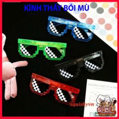 Kính LED Thuglife Phát Sáng Độc Đáo - Kính Thời Trang 3 Chấm & 6 Chấm Cho Tiệc Tùng & Sự Kiện - Phụ Kiện Nổi Bật