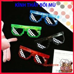 Kính LED Thuglife Phát Sáng Độc Đáo - Kính Thời Trang 3 Chấm & 6 Chấm Cho Tiệc Tùng & Sự Kiện - Phụ Kiện Nổi Bật