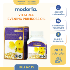Viên uống tinh dầu hoa anh thảo Vitatree Evening Primrose Oil 10 viên - Dinh dưỡng tiện lợi cho cuộc sống hằng ngày từ Úc
