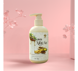 Dầu Gội Thiên Nhiên 300ml MỘC AN - Giảm Gàu, Dưỡng Tóc Khỏe Mượt từ Nhân Sâm, Gừng, Bồ Kết, Không Silicon