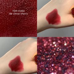 Son Lì Tom Ford TF Limited Edition 08 Velvet Cherry - Màu Đỏ Cherry Sang Trọng, Lì Mịn, Độ Bám Màu Cao, Phù Hợp Mọi Dịp