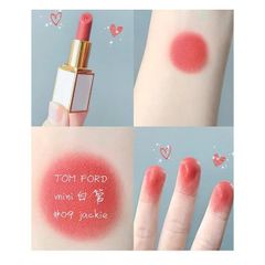 Son Tom Ford Mini 09 Jackie Soft-Shine Màu Hồng Cam Đào Chính Hãng - Chất Son Mịn, Dễ Tán, Dưỡng Ẩm Cho Môi