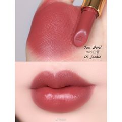 Son Tom Ford Mini 09 Jackie Soft-Shine Màu Hồng Cam Đào Chính Hãng - Chất Son Mịn, Dễ Tán, Dưỡng Ẩm Cho Môi