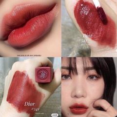 Son Dưỡng Dior Tattoo Addict Lip Tattoo 541 Natural Sienna - Son Môi Đỏ Đất Quyến Rũ Chính Hãng, Dưỡng Ẩm Lâu Trôi