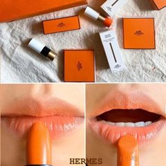 Son Dưỡng Hermes Poppy Lip Shine Limited - Màu Cam Tươi Chính Hãng, Dưỡng Ẩm, Sang Trọng, Phiên Bản Giới Hạn