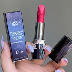Son Dior Rouge Dior Matte 784 Rouge Rose - Son Môi Đỏ Hồng Chính Hãng, Chất Matte Mịn Màng Từ Dior, Lên Màu Rực Rỡ, Dưỡng Ẩm Tốt