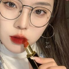 Son Tom Ford Lip Color Màu 27 Shameless Đỏ Gạch - Son Môi Chính Hãng Cao Cấp Dưỡng Ẩm, Màu Sắc Quyến Rũ cho Phái Đẹp