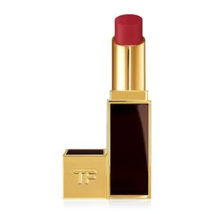 Son Tom Ford Lip Color Satin Matte 92 Charmed - Son Môi Đỏ Cherry Chính Hãng, Chất Son Mịn, Độ Bền Cao, Dưỡng Ẩm Tốt
