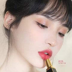 Son Lì Tom Ford TF Lip Color Satin Matte 26 Hồng Đào - Sang Trọng, Chất Lượng Cao, Màu Sắc Đẹp, Chính Hãng