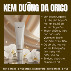 Kem Dưỡng Da Orico Cream Vxebra - 100% Organic Dưỡng Ẩm, Làm Trắng Da, Không Gây Kích Ứng Cho Da Nhạy Cảm