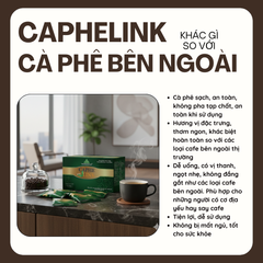 Cà Phê Caphelink New - Thức Uống Tăng Năng Lượng, Tỉnh Táo, Hỗ Trợ Đề Kháng Từ Thiên Nhiên 100g
