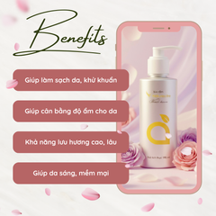 Sữa Tắm V-Naturecare Nữ - Hương Nước Hoa Quyến Rũ, Làm Sạch Da Mịn Màng, Dưỡng Ẩm Tự Nhiên, Trải Nghiệm Thư Giãn Như Spa
