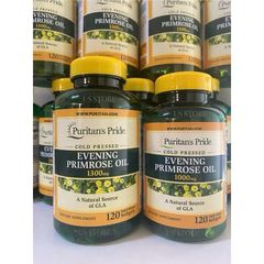 Tinh Dầu Hoa Anh Thảo Evening Primrose 1300 mg - Hỗ Trợ Sức Khỏe Phụ Nữ, Giảm Tiền Kinh Nguyệt, Cải Thiện Tình Trạng Da