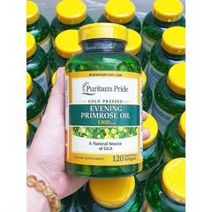 Tinh Dầu Hoa Anh Thảo Evening Primrose 1300 mg - Hỗ Trợ Sức Khỏe Phụ Nữ, Giảm Tiền Kinh Nguyệt, Cải Thiện Tình Trạng Da
