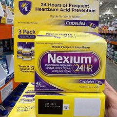 NEXIUM 24H - Viên Uống Hỗ Trợ Viêm Loét Dạ Dày & Hành Tá Tràng, Giảm Ợ Chua, Cải Thiện Tiêu Hóa, Sản Phẩm Từ Mỹ