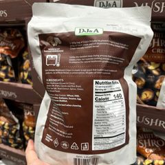 Nấm Hương Sấy Giòn DJ&A Shiitake Mushroom Crisps 300g - Người Ăn Vặt Bổ Dưỡng, Hương Vị Thơm Ngon, Snack Tự Nhiên Mỹ