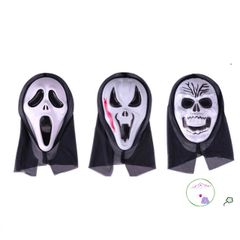 Mặt Nạ Halloween Chó Trắng Huyền Bí - Phụ Kiện Thời Trang Hóa Trang Cho Bé - Kỳ Nghỉ Tháng 10