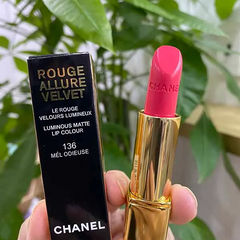 Son Chanel Rouge Allure Màu 136 Mélodieuse - Son Môi Hồng Coral Cao Cấp Chính Hãng, Sang Trọng, Độ Bám Màu Lâu Dài, Phong Cách Hiện Đại