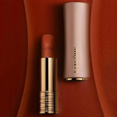 Son Lancome L'absolu Rouge Intimatte 299 French Cashmere - Son Môi Cao Cấp Đỏ Gạch, Độ Bền Màu Vượt Trội, Dưỡng Ẩm Tuyệt Đối