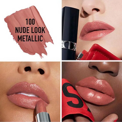 Son Dưỡng Dior Addict 100 Nude Look - Son Môi Cao Cấp Màu Hồng Nude Chính Hãng Dưỡng Ẩm Cho Đôi Môi Mềm Mại, Tự Nhiên