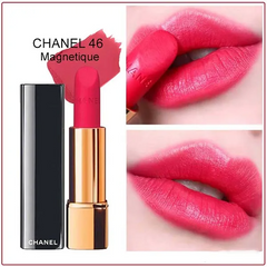 Son Chanel 46 Magnetique Rouge Allure Velvet - Son Môi Đỏ Hồng Cam Cao Cấp, Luminous Matte Chất Lượng Chính Hãng