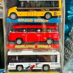 Bộ Mô Hình Xe Ô Tô Bus Chất Liệu Hợp Kim Alloy Model Car 2019-046 
