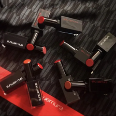 Son Shu Uemura Amplified BG 963 - Son Môi Cam Đất Cao Cấp, Dòng Vỏ Đen Chính Hãng, Chất Son Mịn, Dưỡng Ẩm Tốt, Thích Hợp Mọi Phong Cách