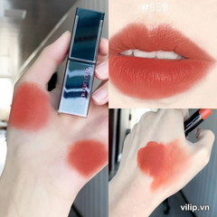 Son Shu Uemura Amplified BG 963 - Son Môi Cam Đất Cao Cấp, Dòng Vỏ Đen Chính Hãng, Chất Son Mịn, Dưỡng Ẩm Tốt, Thích Hợp Mọi Phong Cách