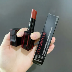 Son Shu Uemura Rouge Unlimited Amplified Lacquer AL BR 787 - Màu Đỏ Nâu Cao Cấp, Chăm Sóc Môi, Độ Bền Màu Cao, Sang Trọng