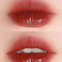 Son Shu Uemura Rouge Unlimited Amplified Lacquer AL BR 787 - Màu Đỏ Nâu Cao Cấp, Chăm Sóc Môi, Độ Bền Màu Cao, Sang Trọng